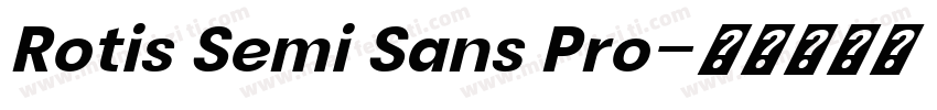 Rotis Semi Sans Pro字体转换